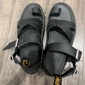 Dr. Martens Black Strappy Sandals
